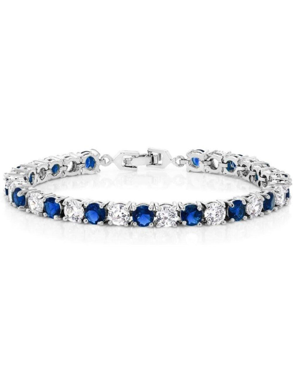 Multi-Color Gemstone Classic Tennis Bracelet for Women | Elegant Jewelry Gift